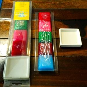 Super cool Vintage colored candle sets (2)